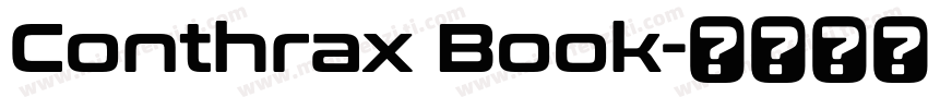 Conthrax Book字体转换